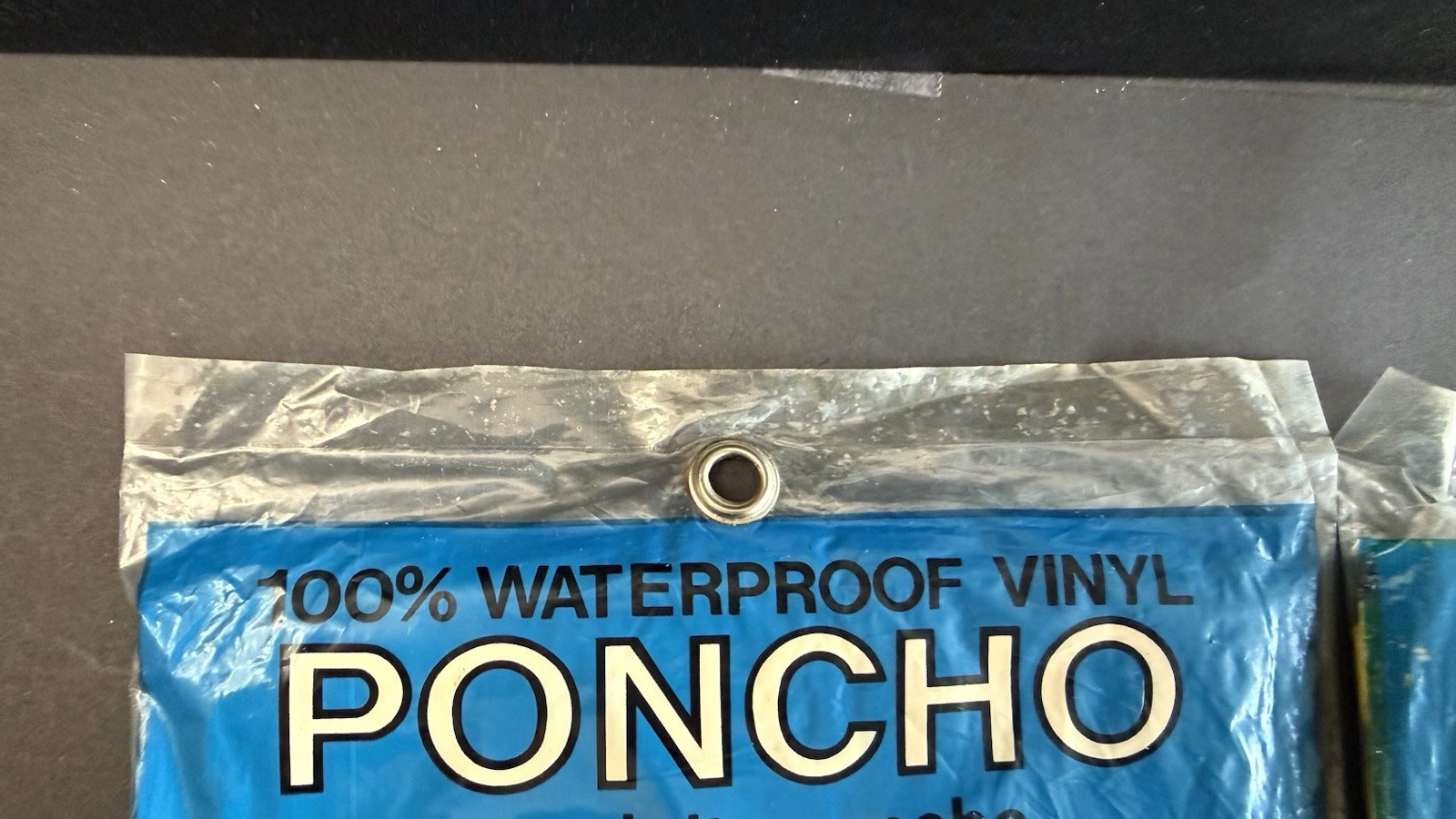 2 Vintage Disney Adult Poncho Vinyl Yellow Mickey Mouse One Size Fits All