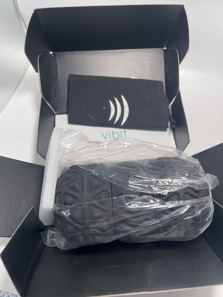 Vibit ROLL Portable Vibrating Massage Roller Black - Open Box - Unused