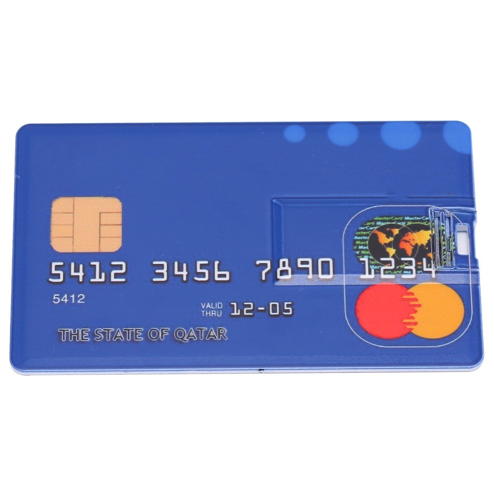 (32GB)Card Shaped U Disk Simple Unique USB Flash Drive For Data Storage File