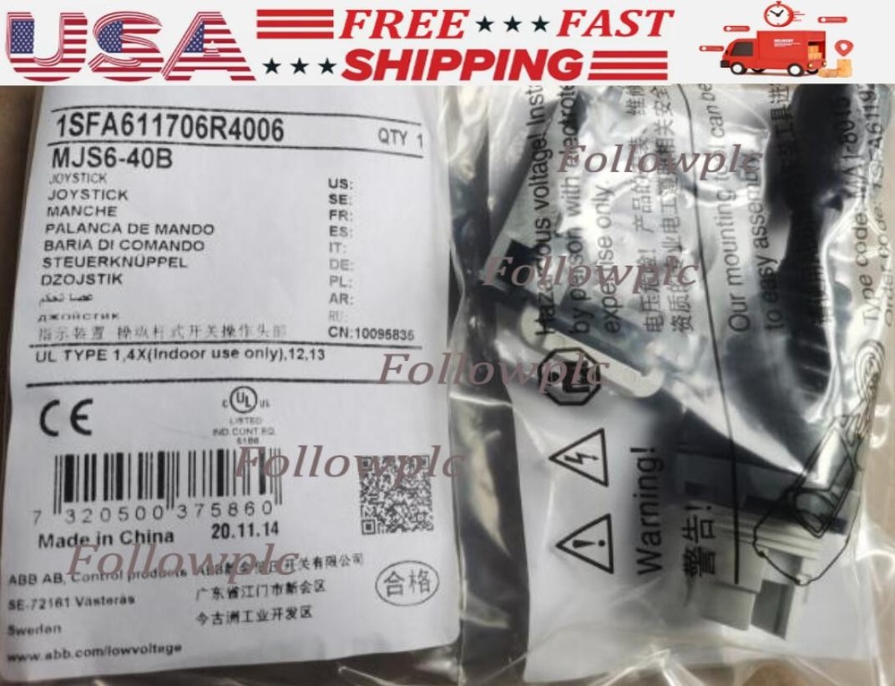 1pcs ABB Joystick Switch Handle MJS6-40B