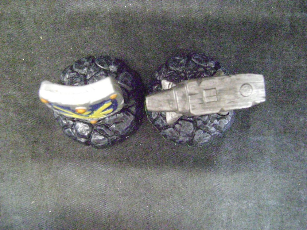 Skylanders Video Game Magic Element Figures Set "Anvil Rain" &"Sky Iron Shield"