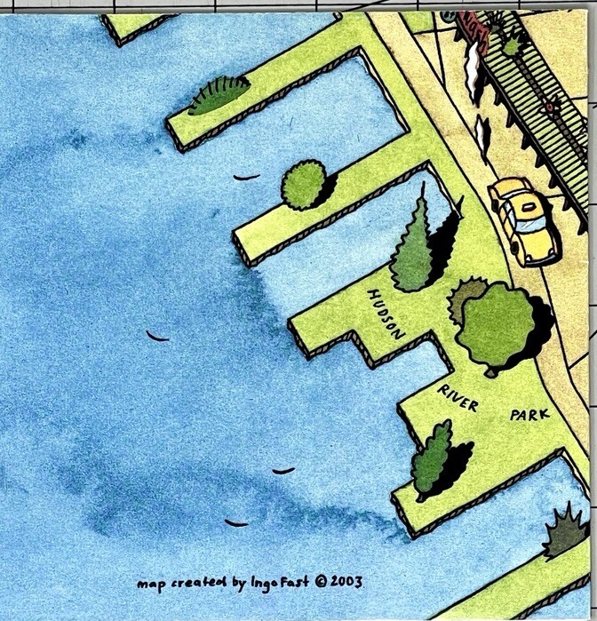 NYC High Line District Map 2003 By Ingo Fast