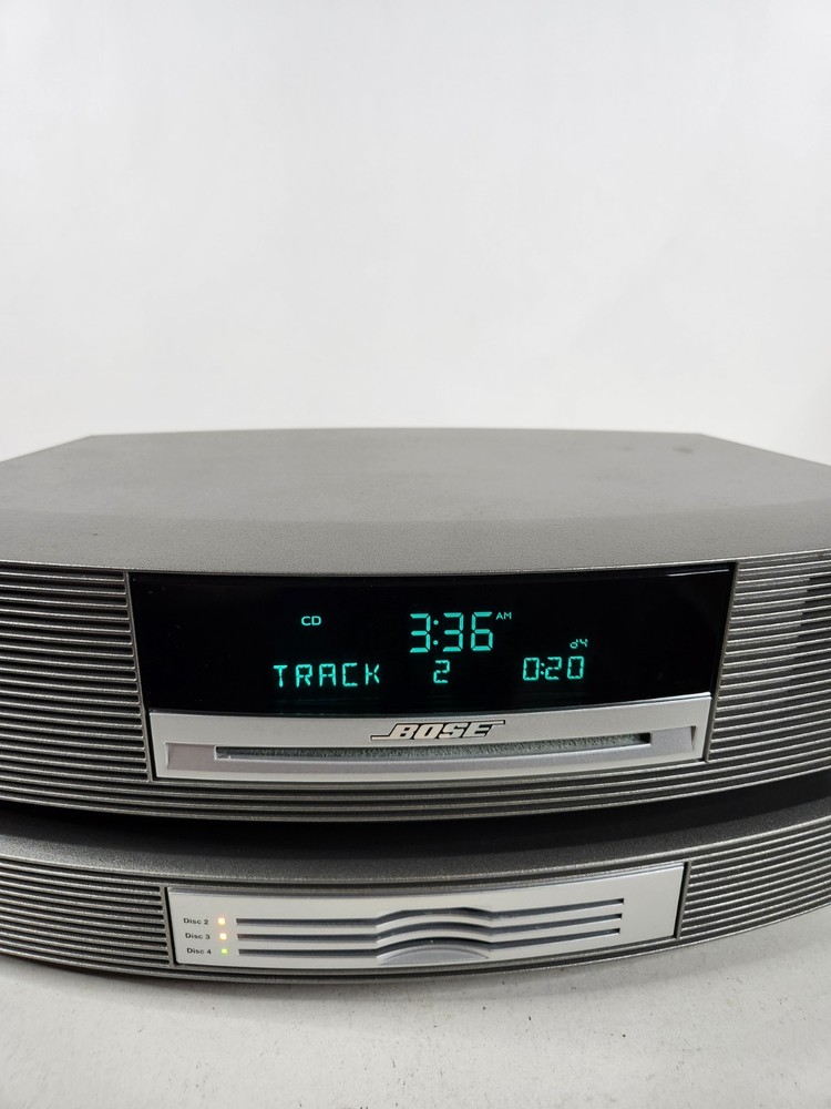 Bose Wave Music System CD Player Model With Multi CD Changer Remote Tested