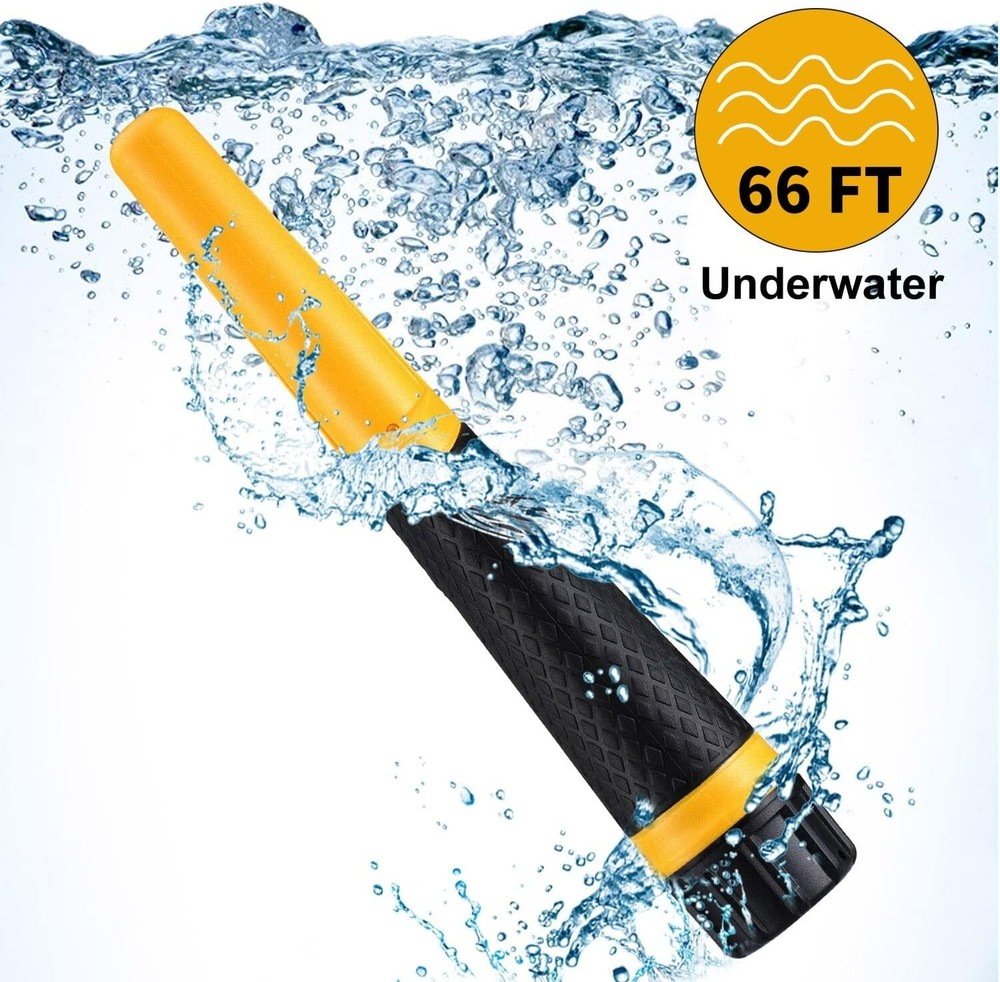 Pinpointer Wand: 5’’ Detection Depth, Lightweight & Fully Waterproof