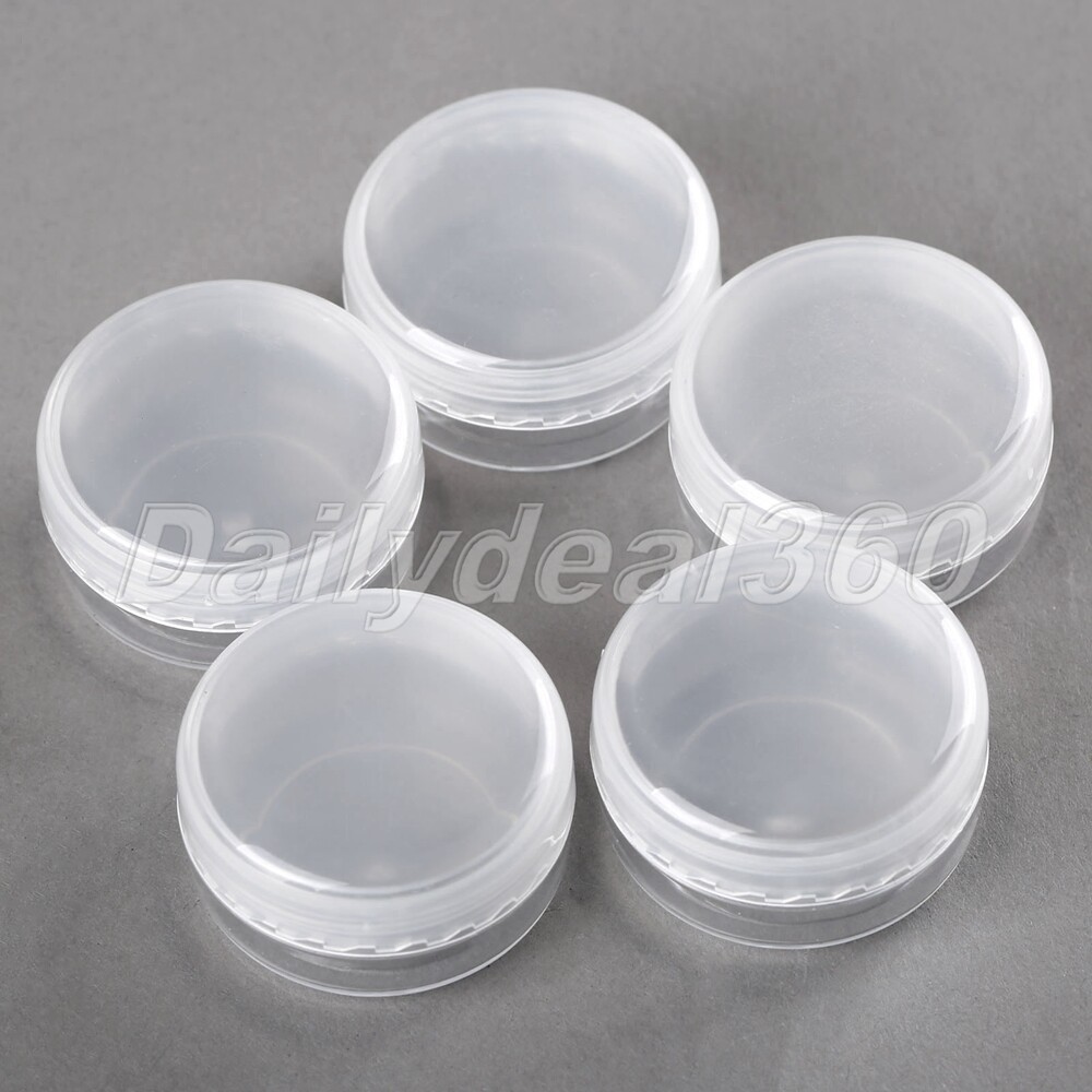 5Pcs Plastic Cosmetic Empty Jars Makeup Sample Bottle Container 3/5/8/10/15/20ml