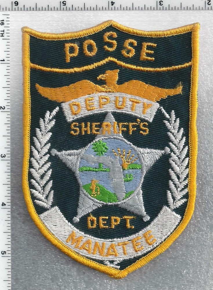 Manatee County Sheriff's Dept, Posse (Florida) 1st Issue Shoulder Patch