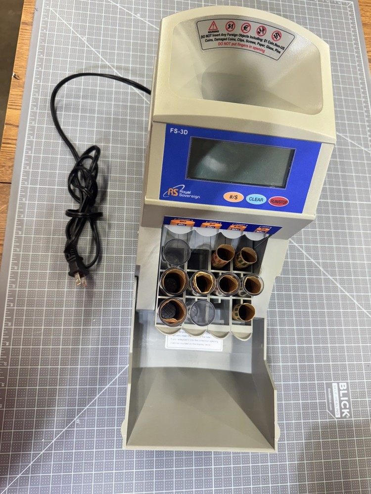 Royal Sovereign FS-3D Fast Sort Automatic Digital Coin Sorter