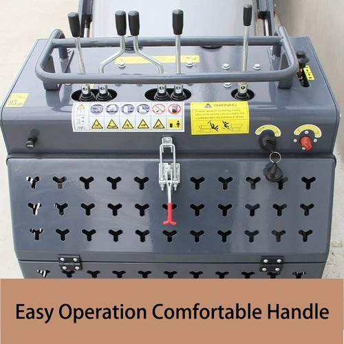 13.5HP Driven Crawler Type Mini Concrete Mixer Truck with B&S Gasoline Engine