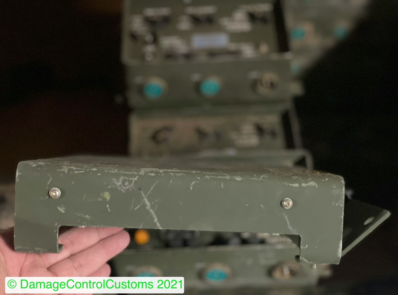 Blue Force Document Storage For Radio Deck, HUMVEE HMMWV M998 M1123 M1097 LMTV