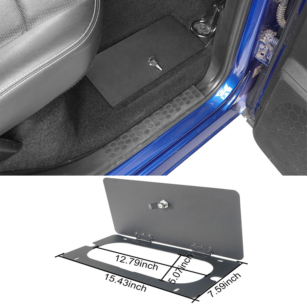 Back In-Floor Storage Security Lid, Lockable & Secure Fit Dodge Ram 1500 09-18