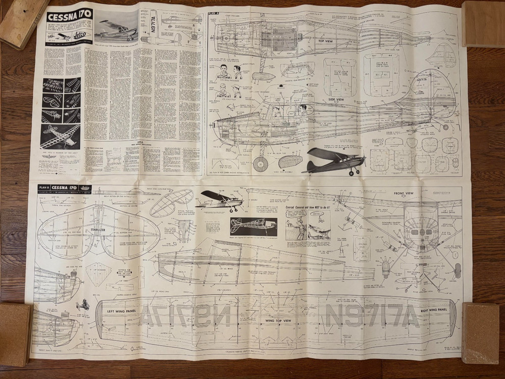Cessna 170 by Jetco R/C model kit