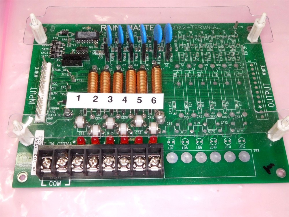 Rain Master PCDX2-0T6 6 Station DX2 Irrigation Timer Control Board #3 (032626)