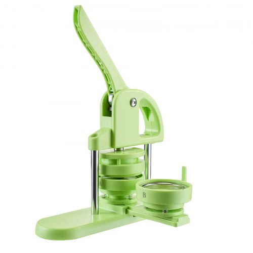 Button Maker Machine, 2.95 in, Plastic Pin Maker with 100pcs Button Parts, Circl