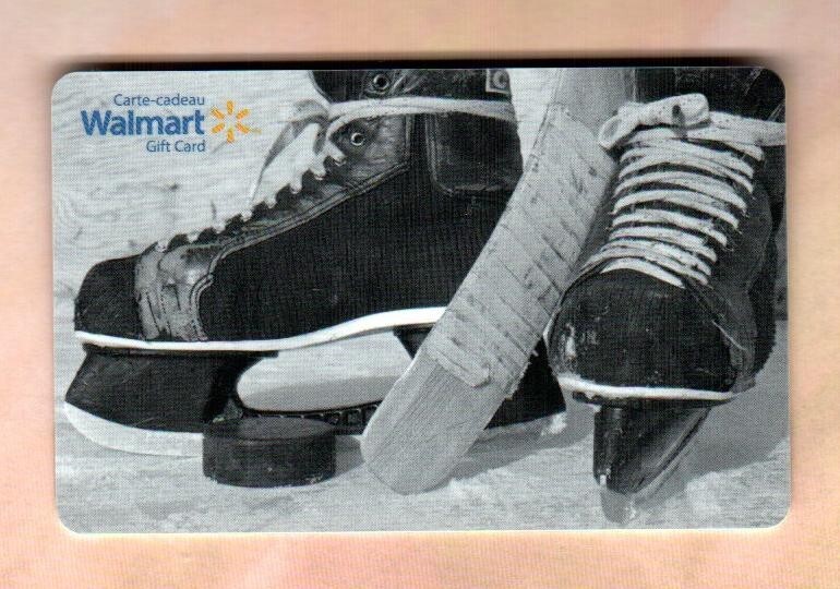 WALMART ( Canada ) Hockey ( 2011 ) Gift Card ( $0 )