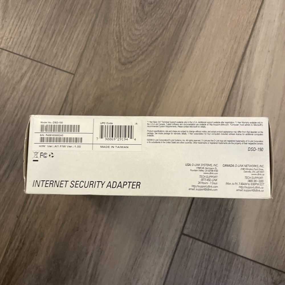 D-LINK DSD-150 SecureSpot Internet Security Firewall Free Shipping