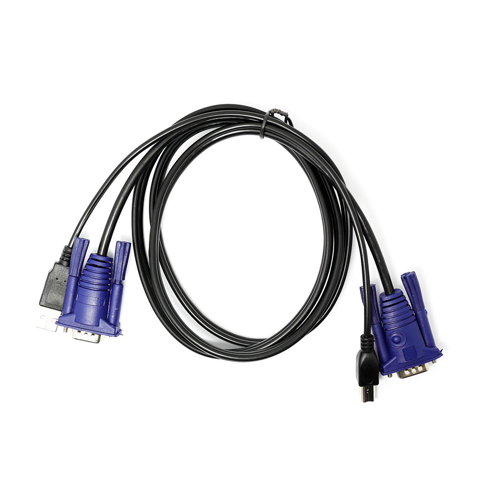 KVM Switch USB interface Dual Parallel USB Print Line + VGA Dedicated Line Cable