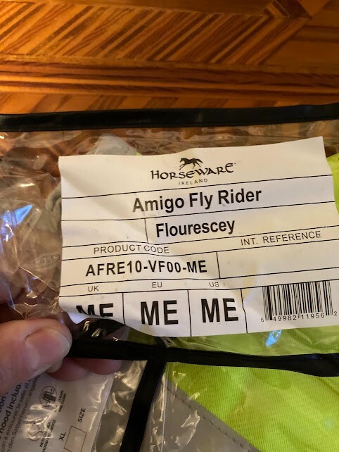 Riding fly sheet (floresent yellow) never even opened package