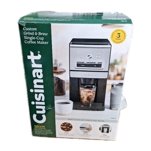 Cuisinart Custom Grind & Brew Single-Cup Coffee Maker DGB-30 - Open Box