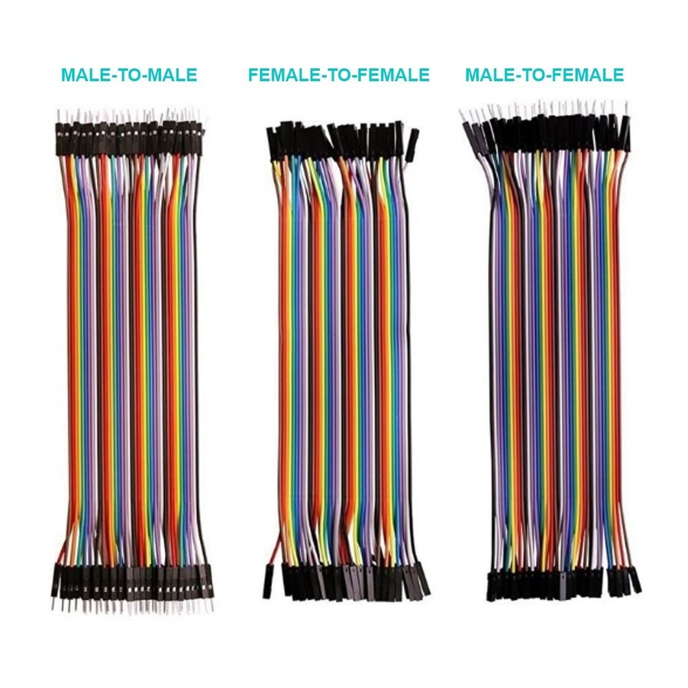 120 PCS Multicolored Jumper Wires, Prototyping, Arduino, Raspberry Pi, Bread
