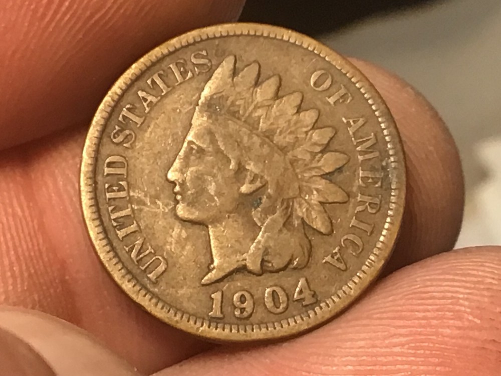 1904 Indian Head Cent Penny, 1 coin