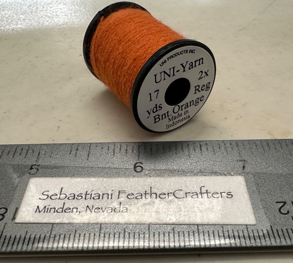Uni Yarn 17 Yard Spool Burnt Orange