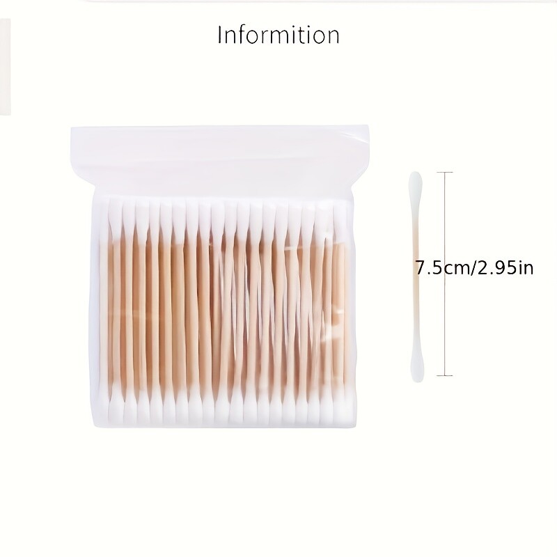 100~1000X Bamboo Cotton Buds Swab Eco Friendly Vegan Organic Natural Wood Sticks