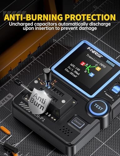 Transistor Tester LCR Meter - MOSFET, Diode, Capacitor, SMD Component Analyzer,