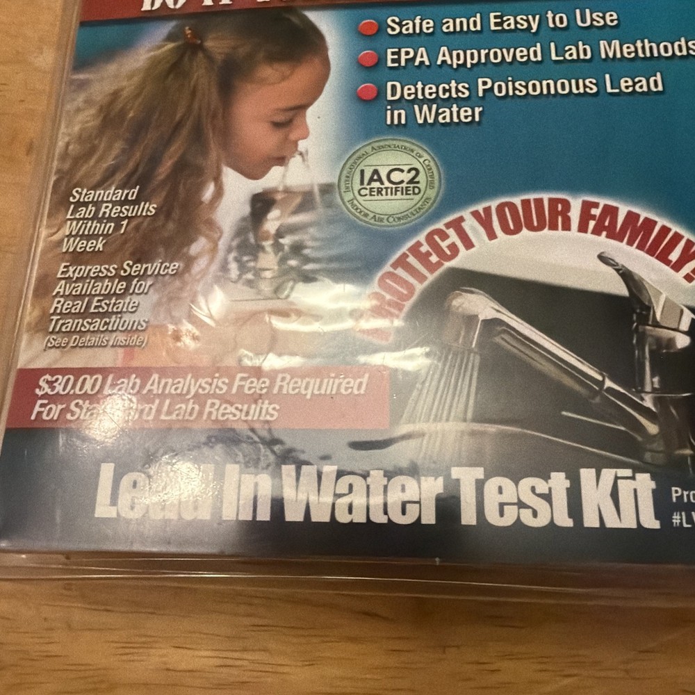 Lead In Water Test Kit Drinking Water Lead Detector Testing Kit by PRO-LAB