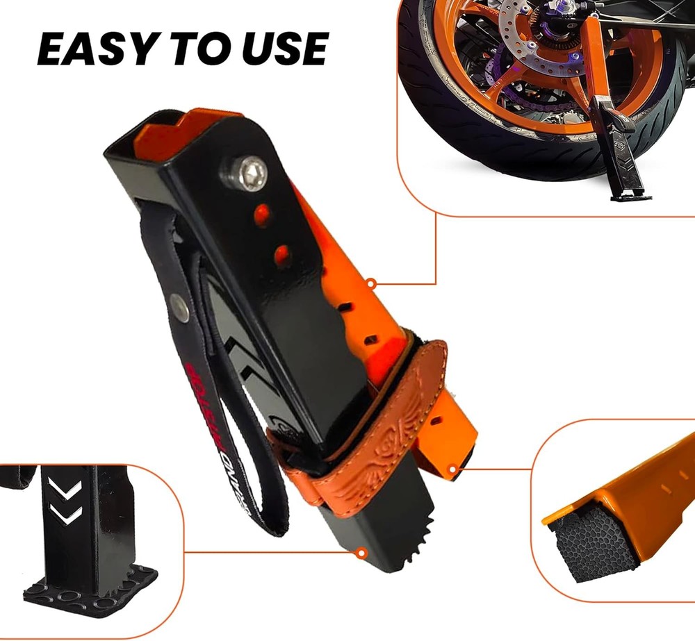 Motorcycle Lift Stand Portable Adjustable Maintenance Tool