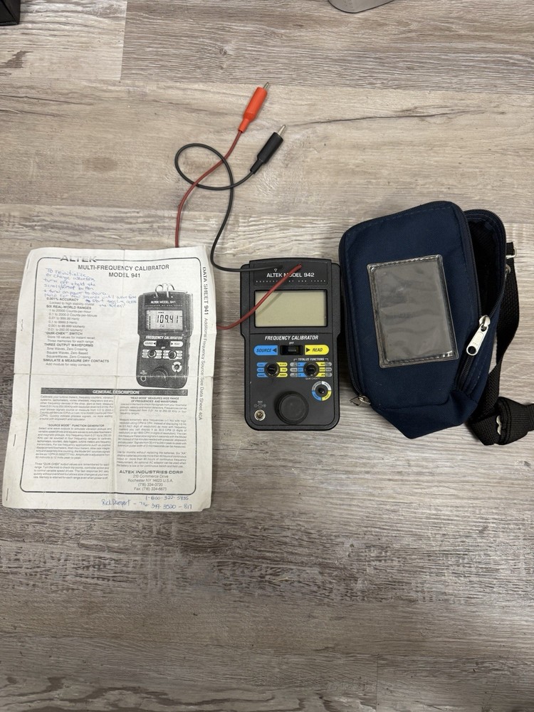 Altek 942 Frequency Calibrator, BR
