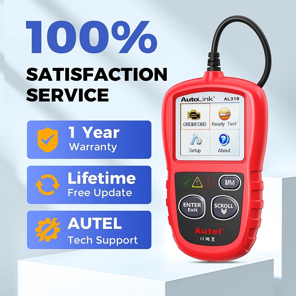 Autel Autolink AL319 OBD2 CAN OBDII Car Code Reader Diagnostic Scanner Tool NEW