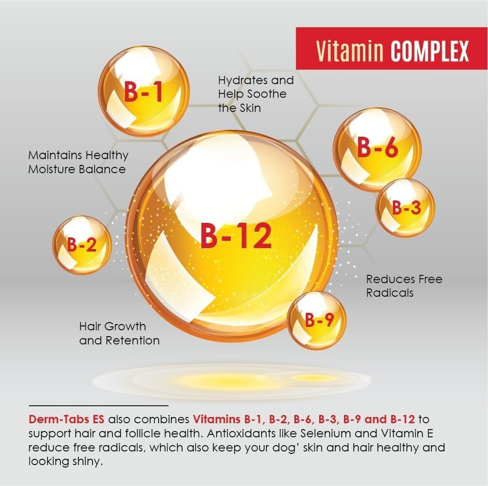 Derm-Tabs Extra Strength for Dogs (60 Chewable Tablets)