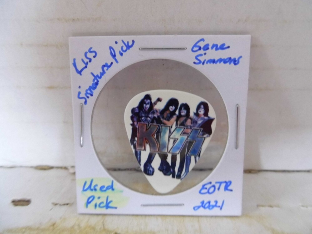 KISS "GENE SIMMONS" 2021 GUITAR PICK~READ DESCRIPTION #13~8