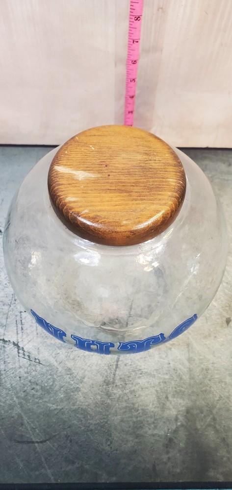 Vintage Nuts Vending Machine replacement THREADED Glass Globe