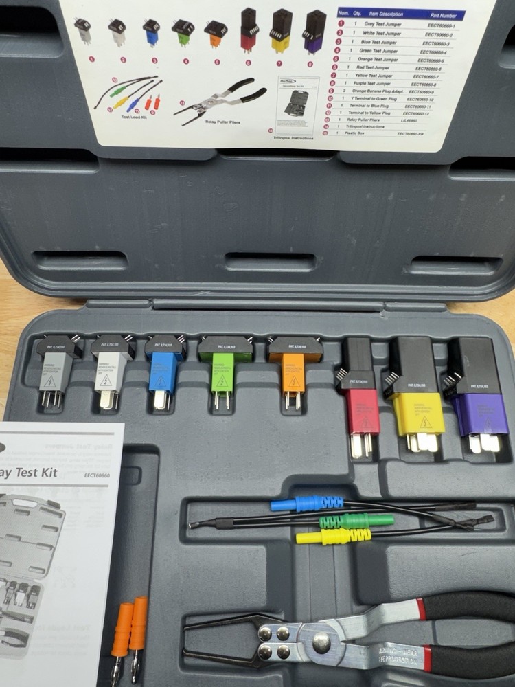 Blue-Point Snap-on Tools NEW Deluxe Relay Test Kit EECT60660