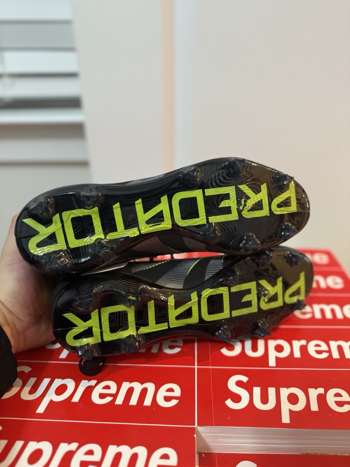 Adidas Predator Pro FG Electric Stealth Pack Soccer Cleats JI1197 Men’s Size 10