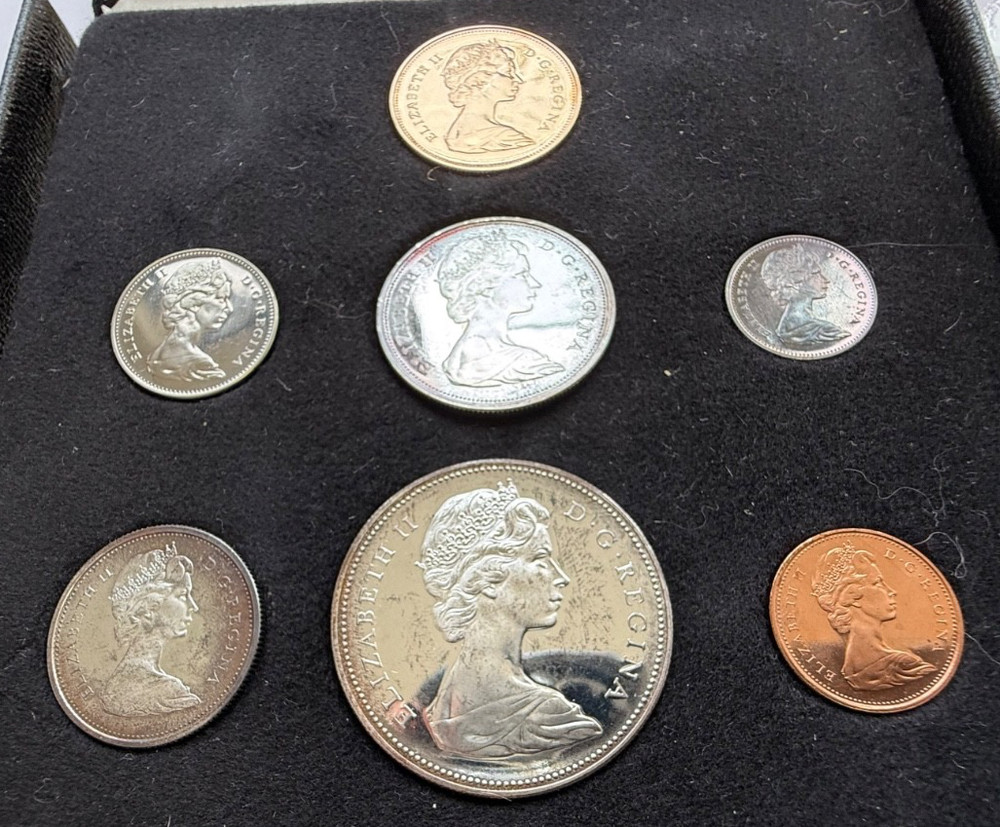 Canada 1967 Proof Set With $20 Gold