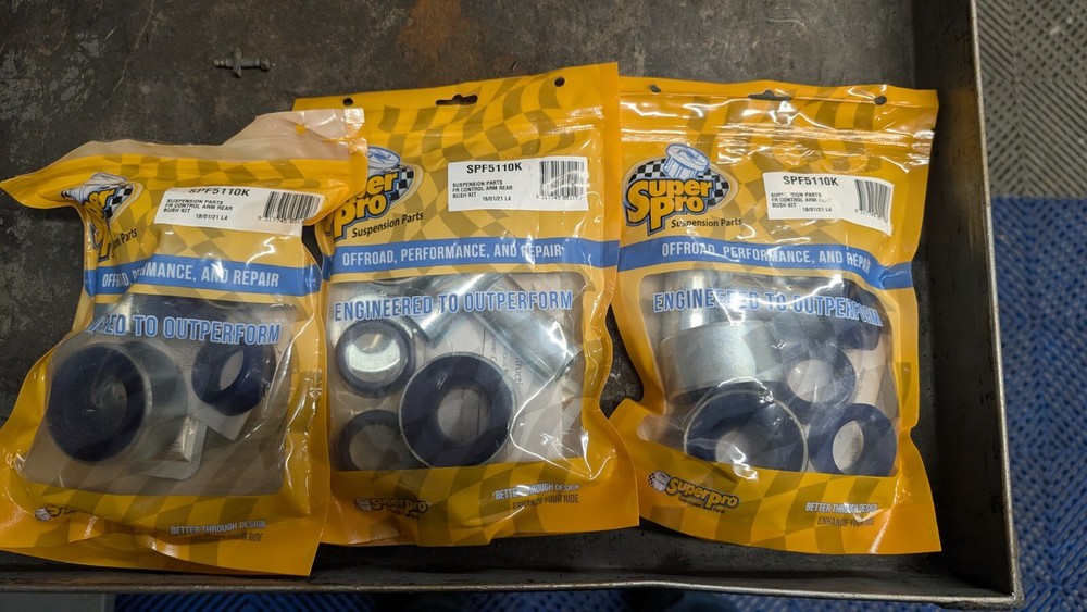 Super Pro Front Lower Control Arm Inner Rear Bushing Kit