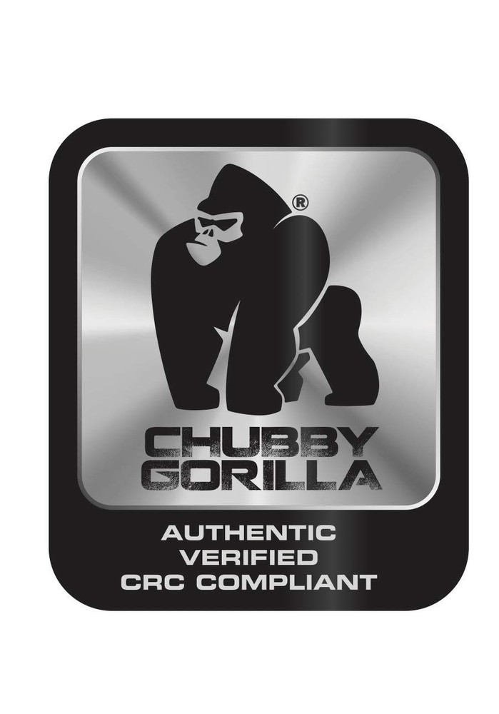 CHUBBY GORILLA AUTHENTIC AVIATOR CR CONTAINER 4OZ (5pack) BLACK/BLACK