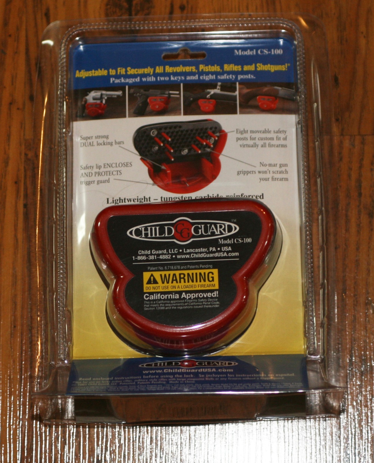 CHILDGUARD UNIVERSAL TRIGGER LOCK WITH 2 KEYS. MIP