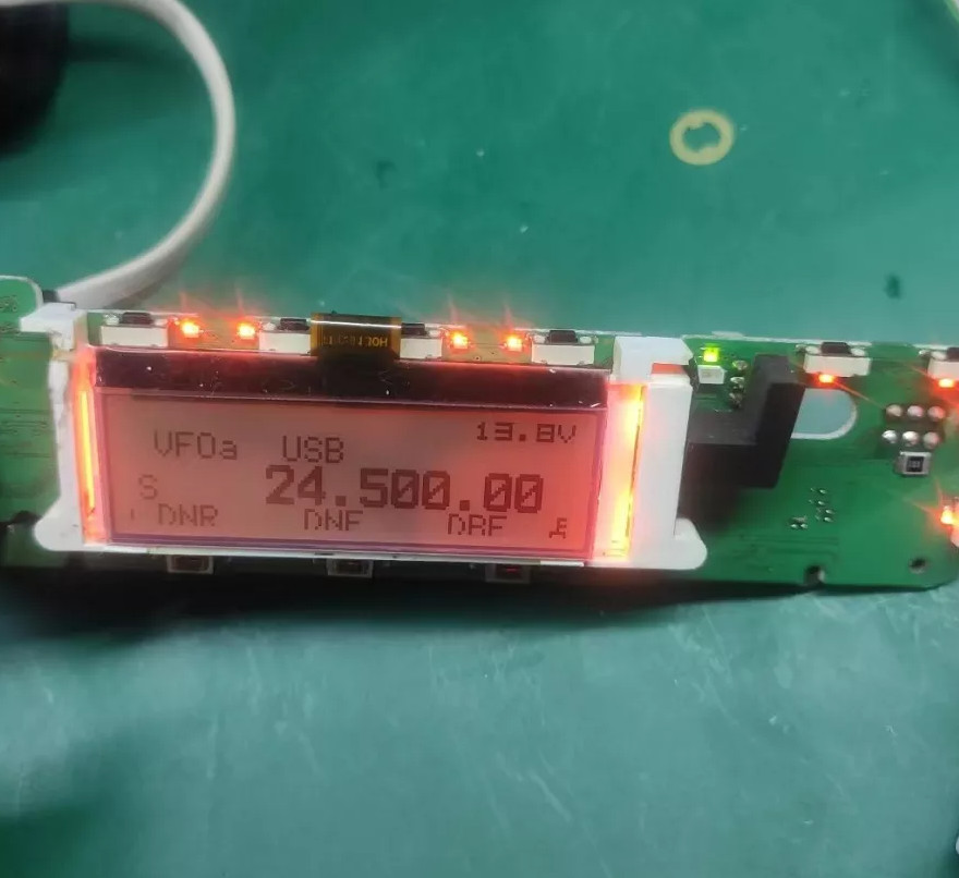 Lcd For Yaesu Ft-857 Ft-857d Lcd Display Replacement Part 'zebra Stripes' Issue