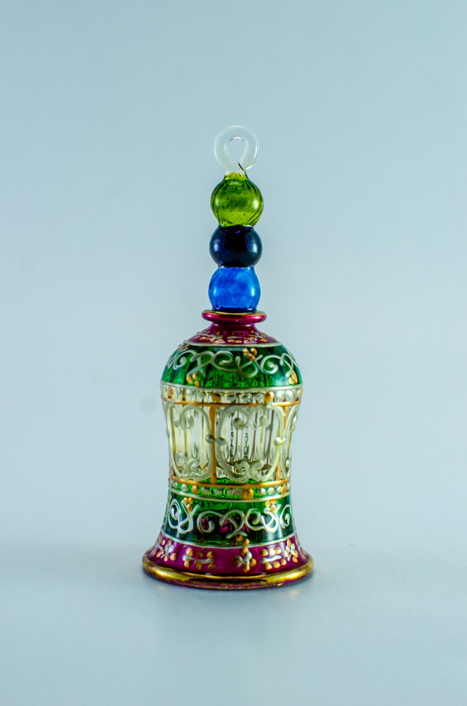 BLOWN GLASS BELL DECORATION