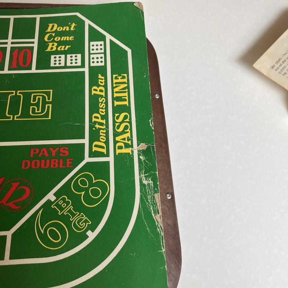 Vintage Waco Auto-Shooter Craps Table Automatic Dice Roller Complete, TESTED!