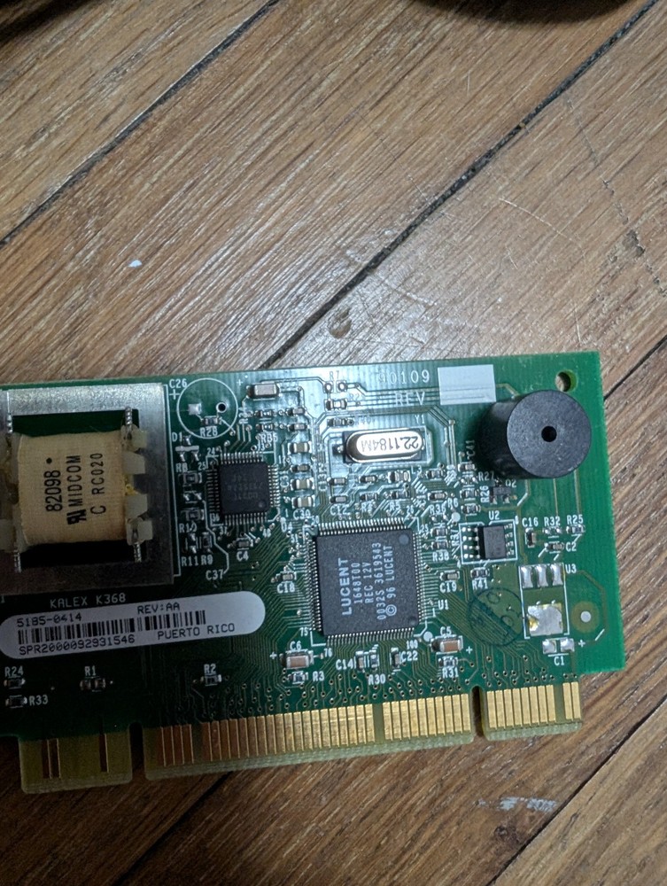 Smart Modular 90109 PCI 56K Data/Fax Modem Card With Cable