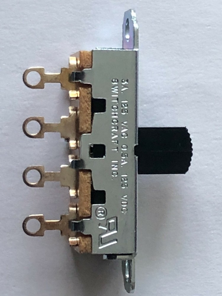 Switchcraft Slide Switch 46311LDRX ON-ON-ON