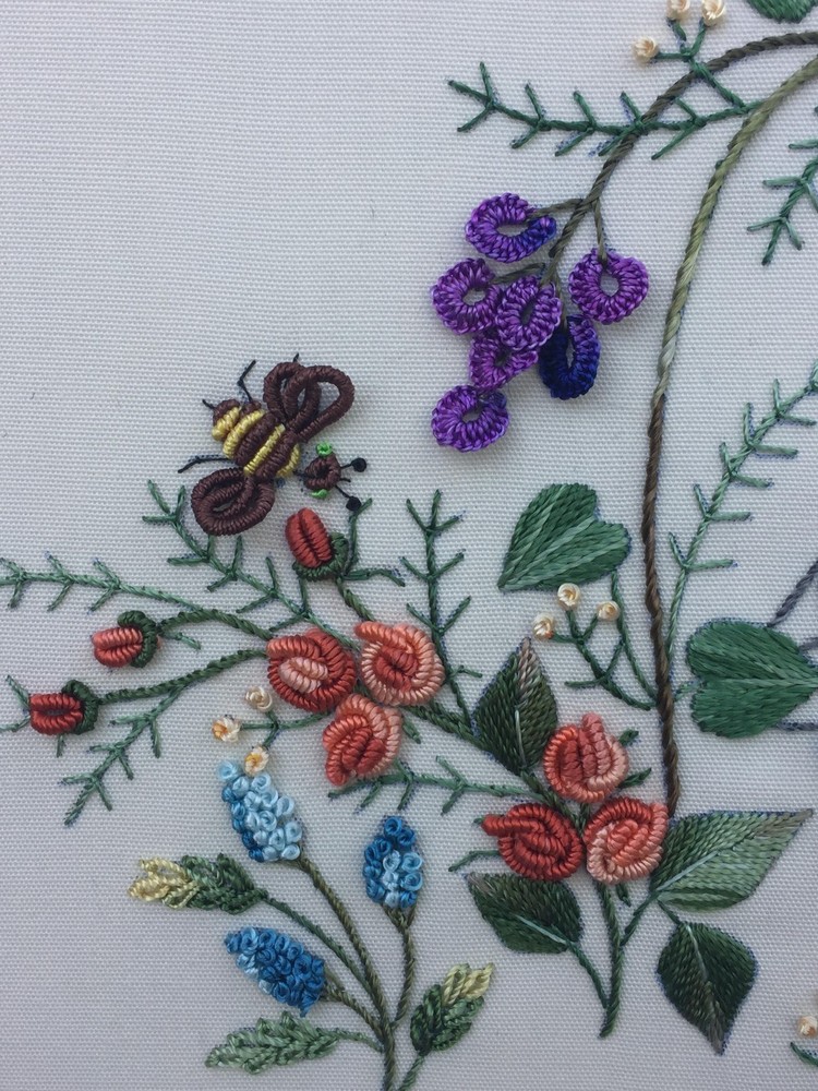 Lili - Springtime Eiffel Tower, an Advanced Brazilian Embroidery Pattern