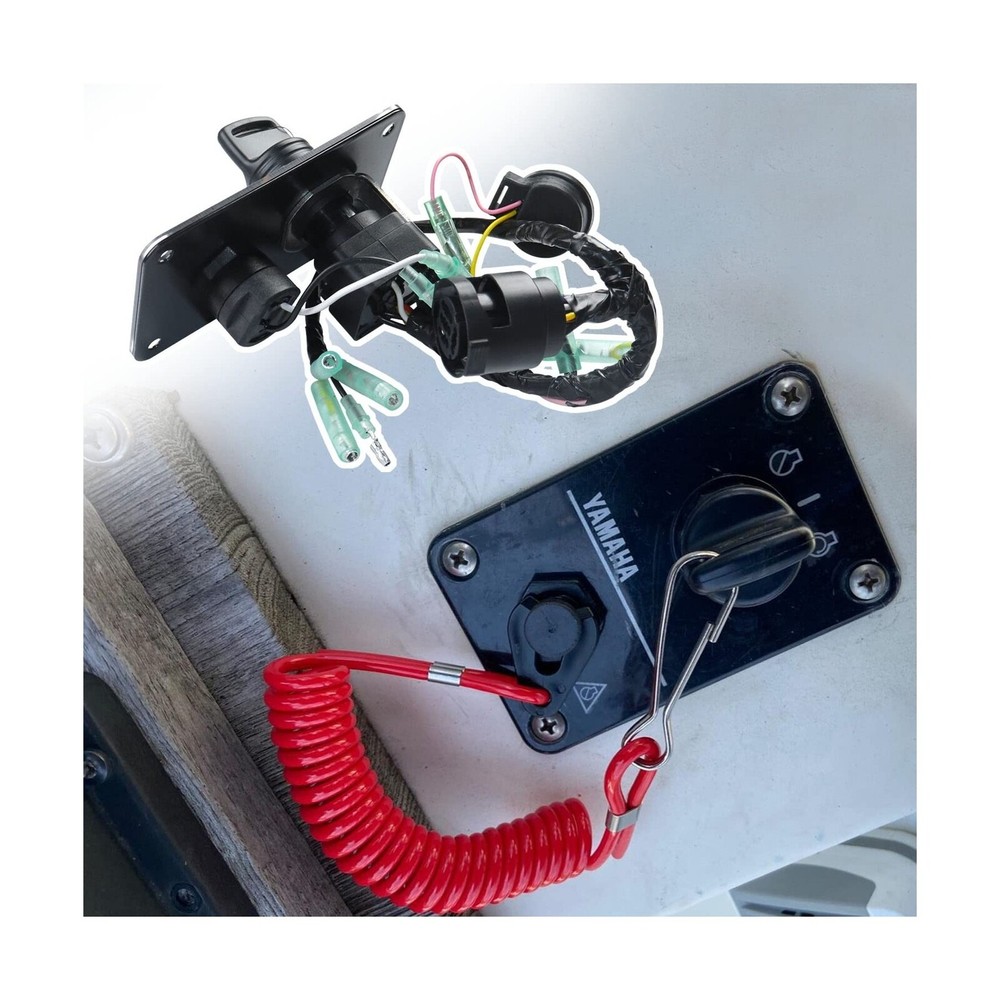 Main Switch Panel Single Engine Key Switch Panel Assembly On-Off-Start Contro...