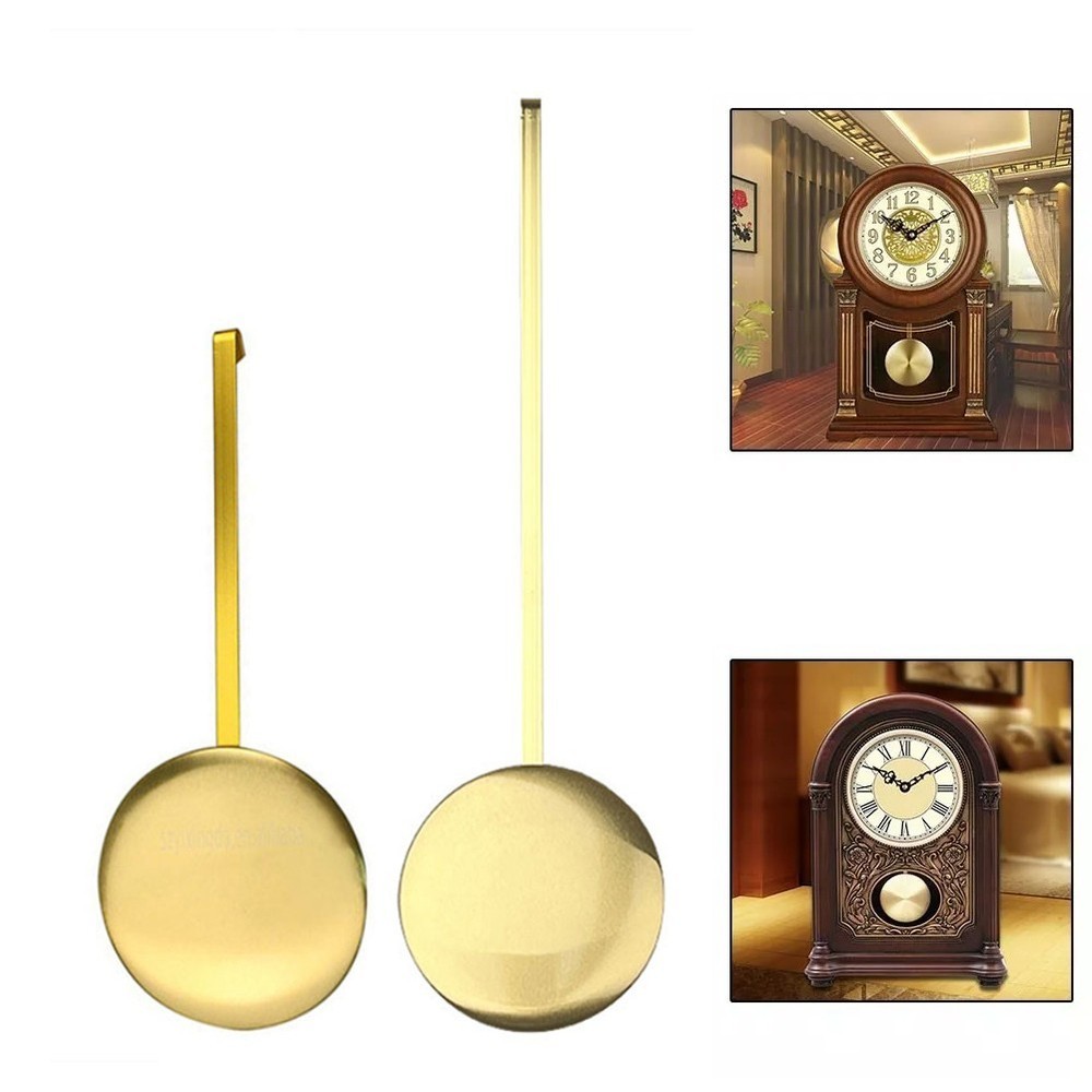 Customizable Gold Pendulum for Wall Clock Swing Motion Decorative Accessory