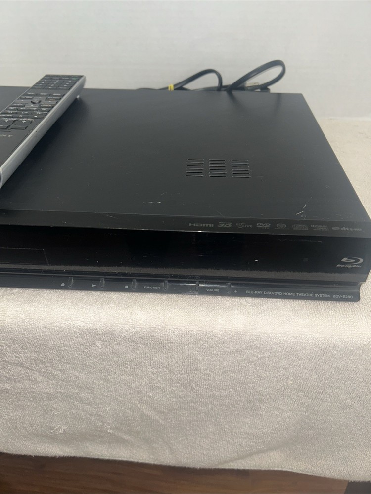 Sony BDV-E280 HBD-E280 AllinOne 3D Blu-Ray Home Theater Base Unit With Remote