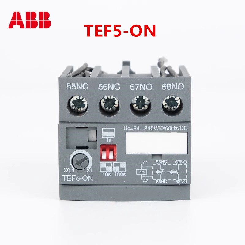 1pcs ABB electrifying delay head TEF5-ON contactor